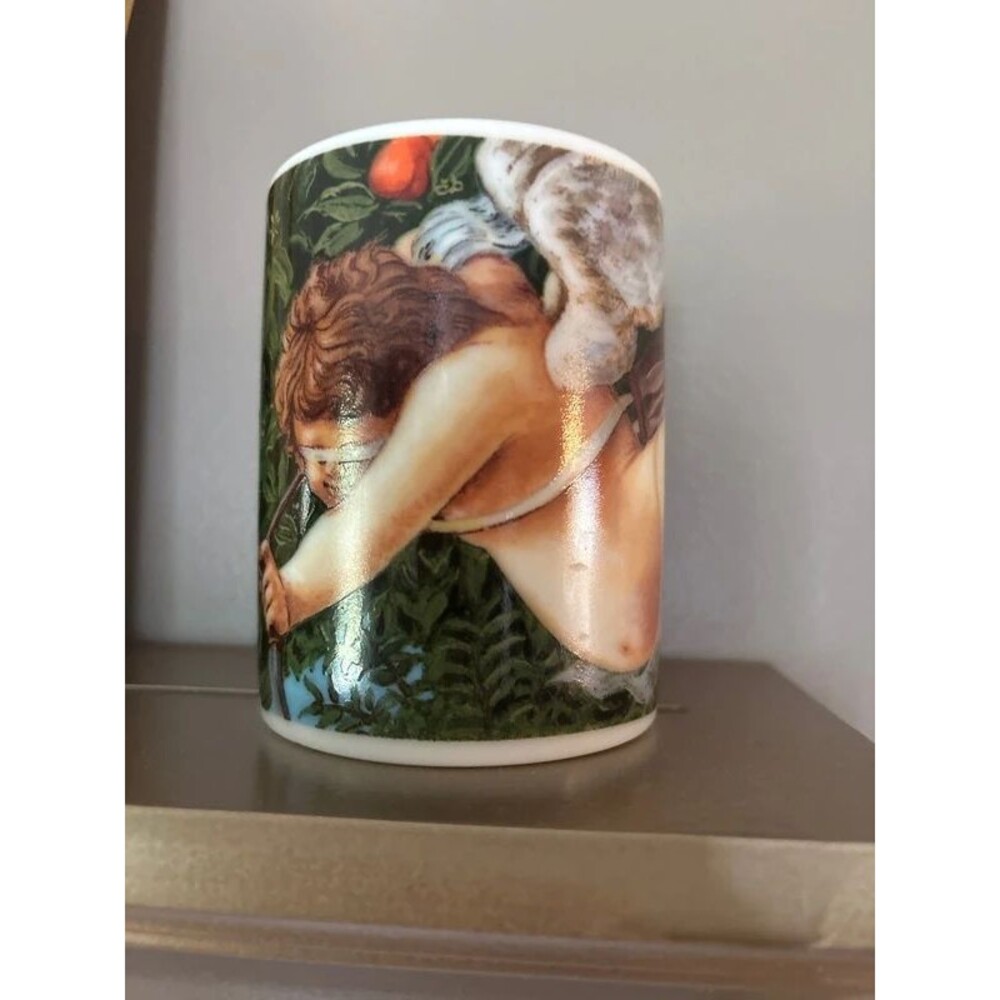 Vintage Cherub candle unused